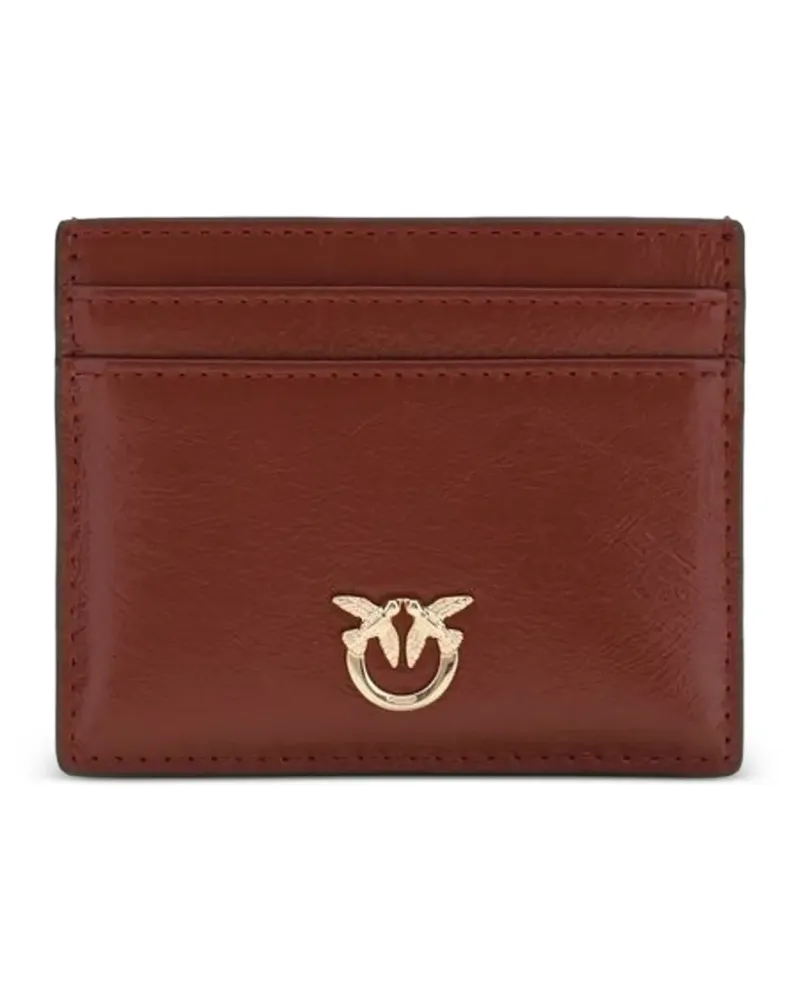 Pinko Love Birds leather card holder - Braun Braun