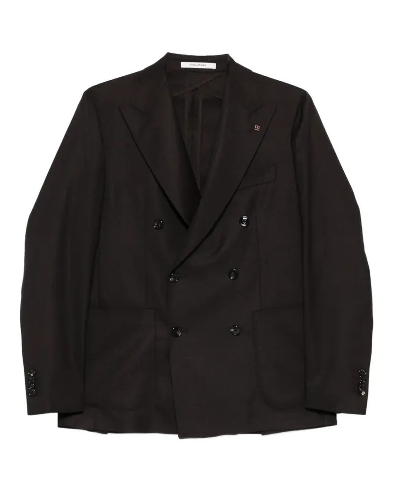 Tagliatore Doppelreihiges Sakko - Braun Braun