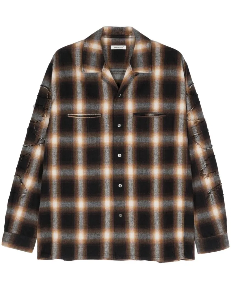 Undercover Kariertes Hemd - Braun Braun