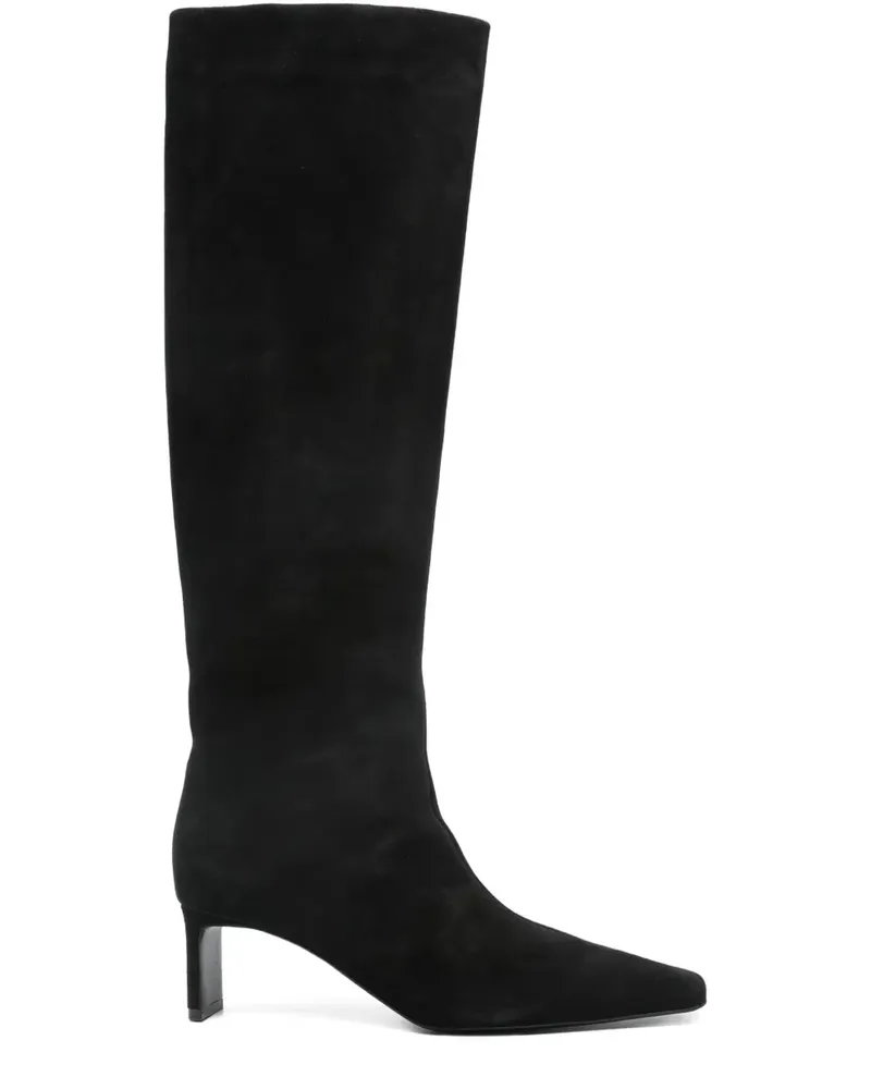 KHAITE Kniehohe One Stiefel 55mm - Schwarz Schwarz