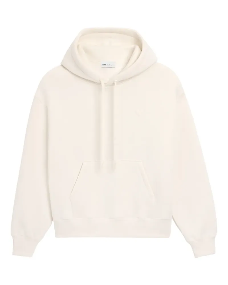 AMI Paris embossed ami de coeur hoodie - Nude Nude