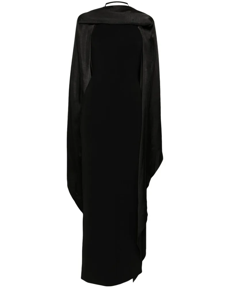 Solace London Dahlia Maxikleid mit Schärpendetail - Schwarz Schwarz