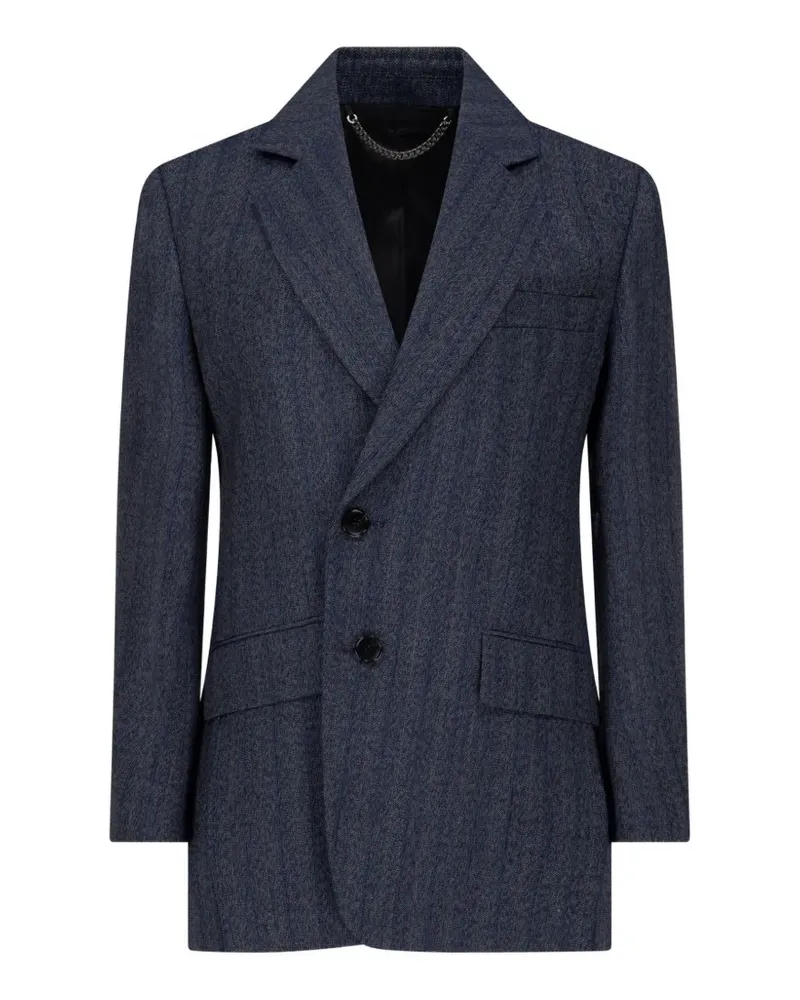 Victoria Beckham Blazer mit Nadelstreifen - Blau Blau