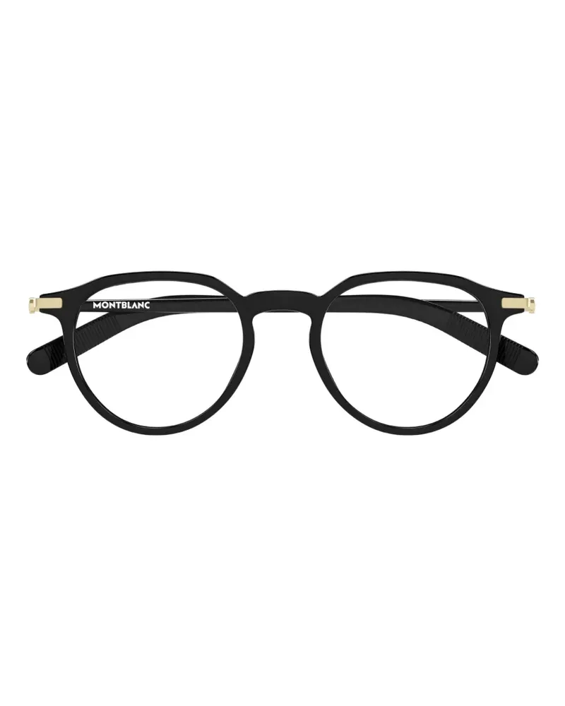 Montblanc round-frame glasses - Schwarz Schwarz
