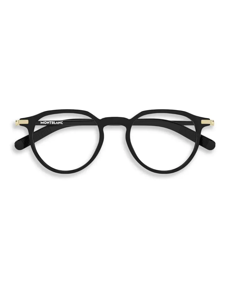 Montblanc round-frame glasses - Schwarz Schwarz