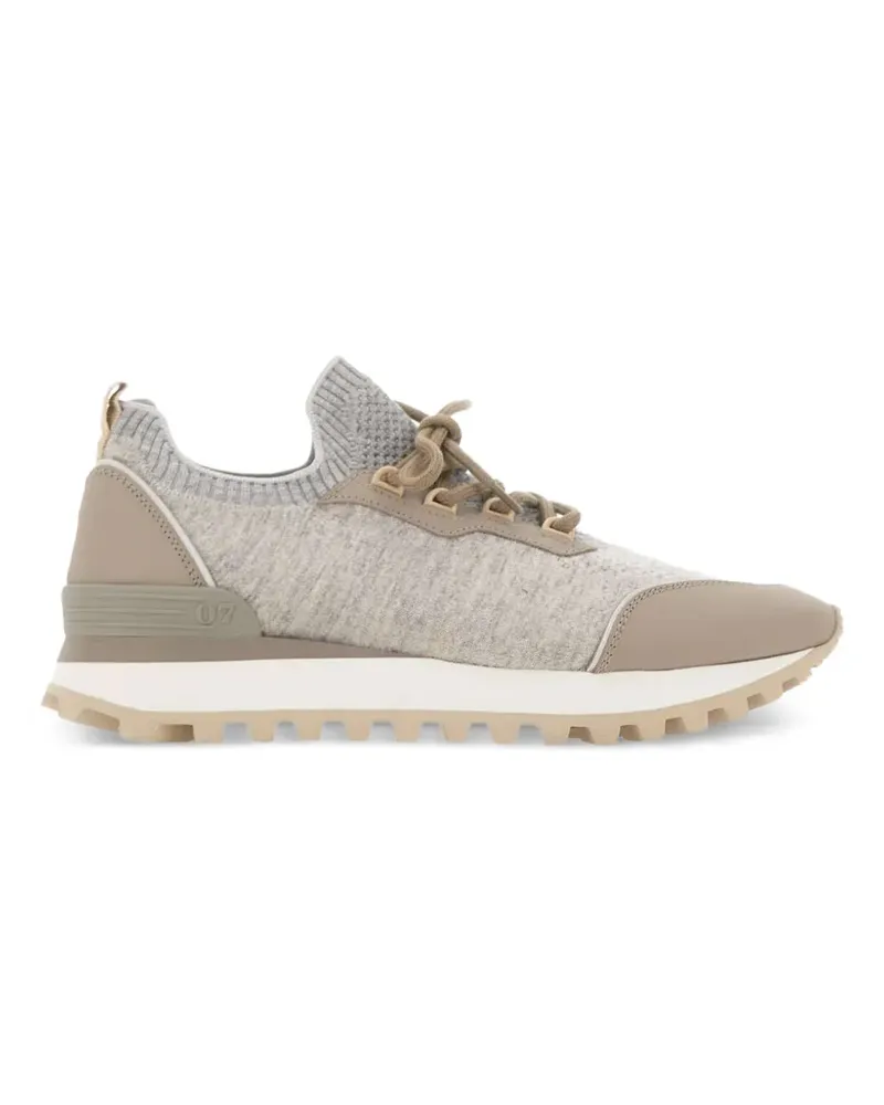 Eleventy Sneakers aus Wollgemisch - Nude Nude