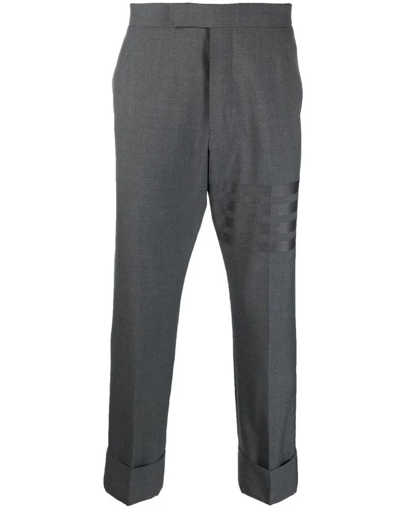 Thom Browne Cropped-Hose mit Streifen Grau