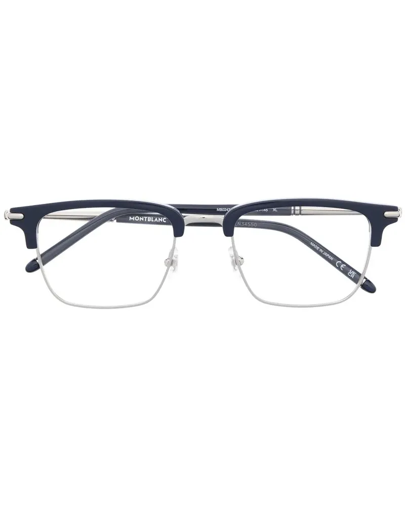 Montblanc Brille mit Horngestell - Blau Blau