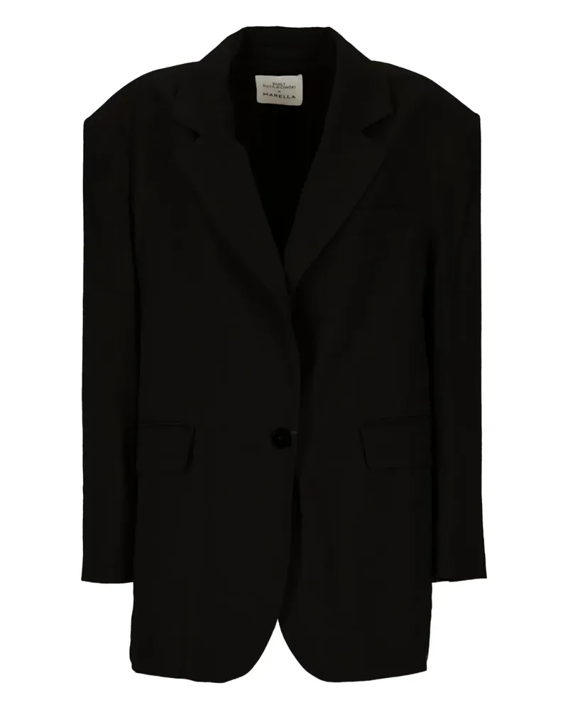 MARELLA single-breasted blazer - Schwarz Schwarz