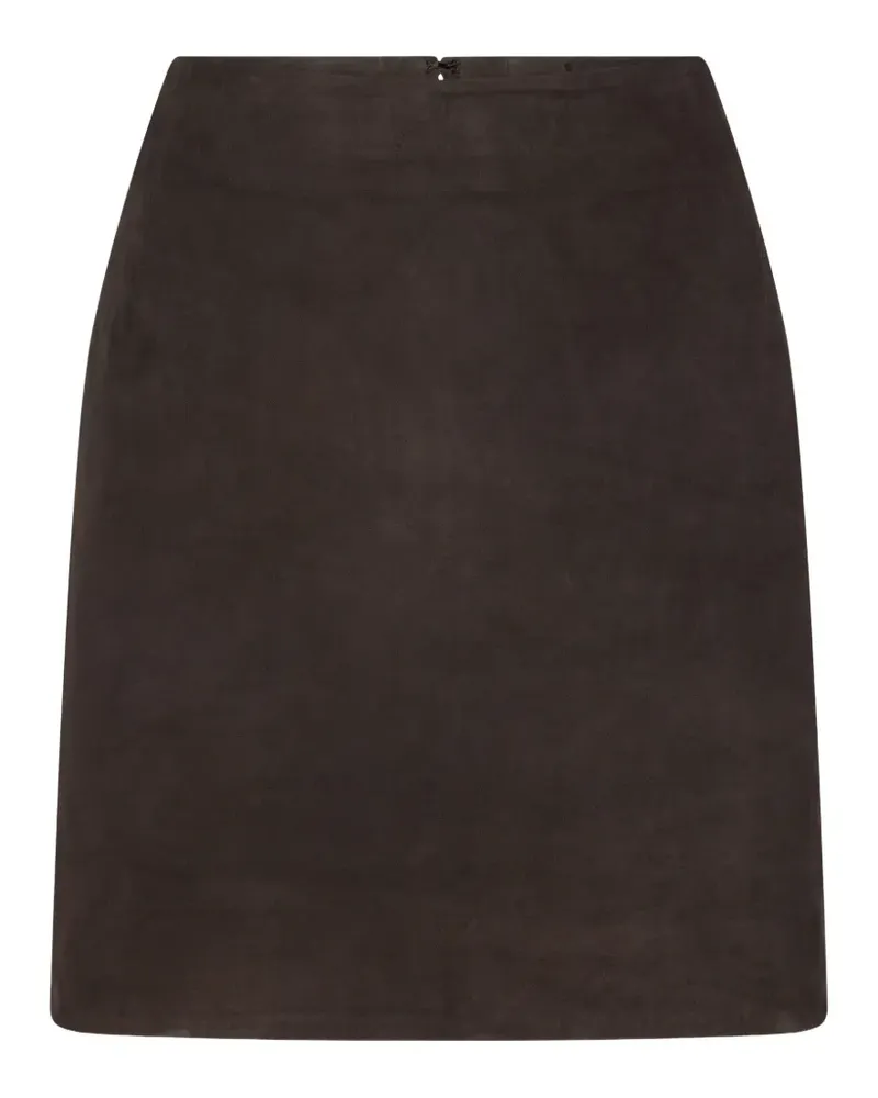 ROTATE Birger Christensen Wildleder-Minirock - Braun Braun