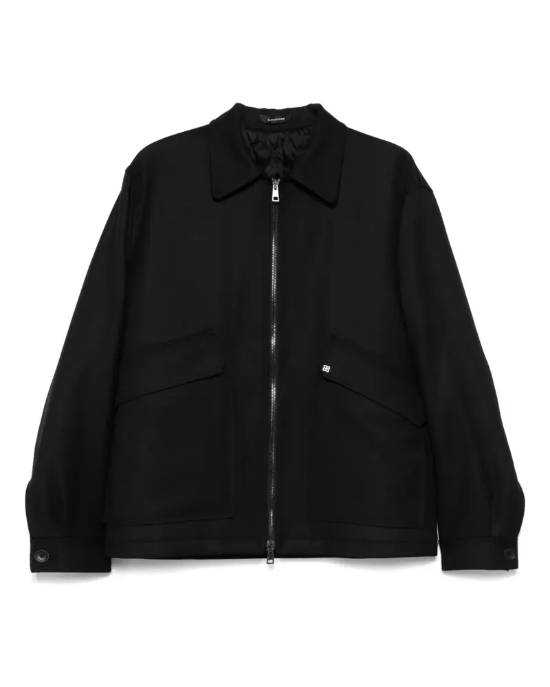 Tagliatore Jacke aus Wolle - Schwarz Schwarz