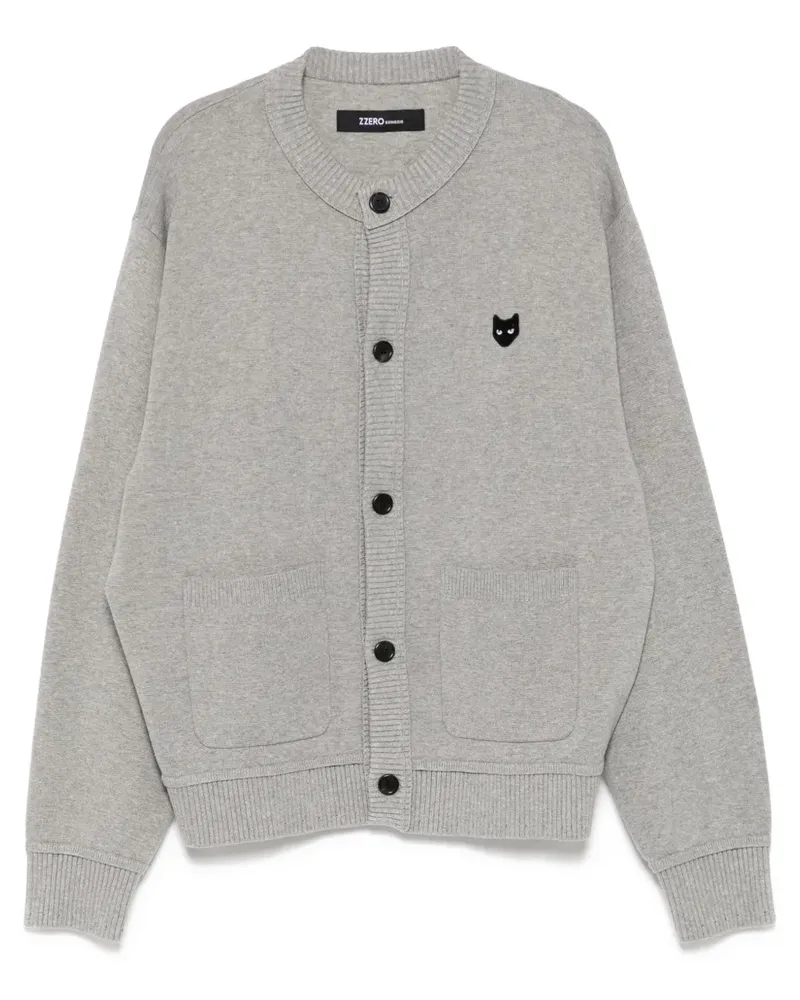 SONGZIO Cardigan ohne Nähte - Grau Grau