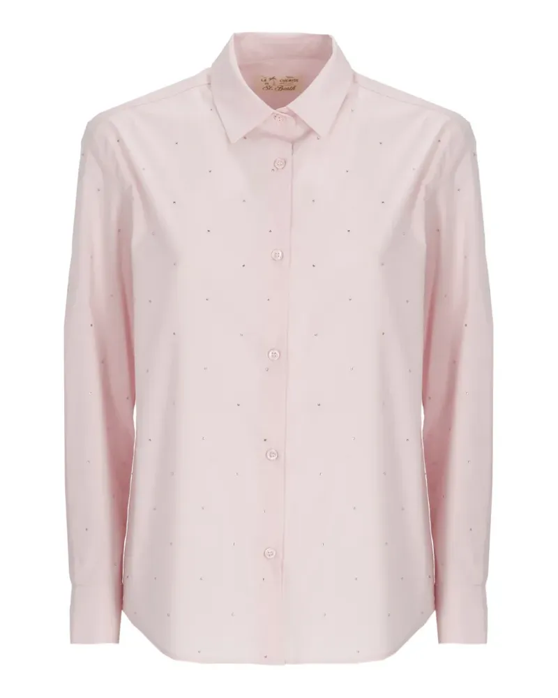 MC2 Saint Barth Meredith crystal-embellished shirt - Rosa Rosa