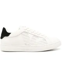 Emporio Armani ASV Sneakers mit Adler-Applikation Weiß