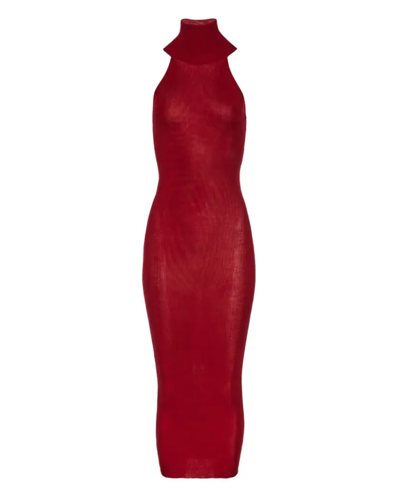 Magda Butrym Neckholder-Kleid - Rot Rot