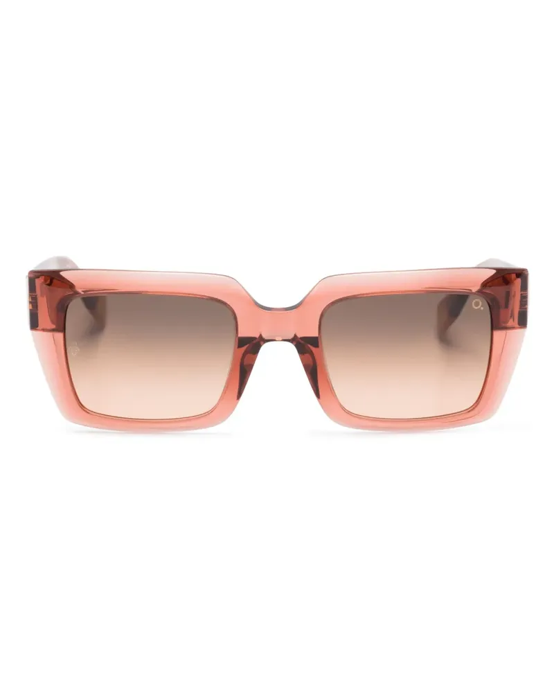 Etnia Barcelona Gorgonia Sonnenbrille mit eckigem Gestell - Orange Orange