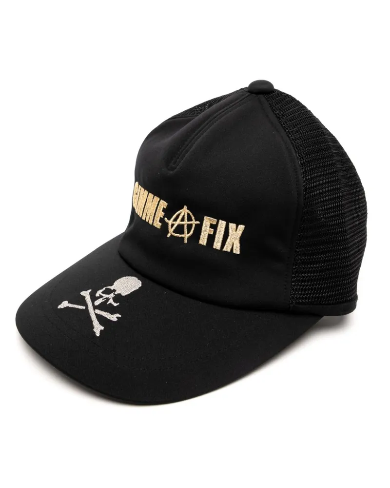 Mastermind Japan Baseballkappe mit Logo-Stickerei - Schwarz Schwarz