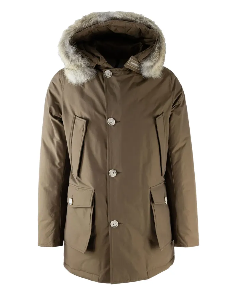 Woolrich Mantel mit Klappe - Grün Grün