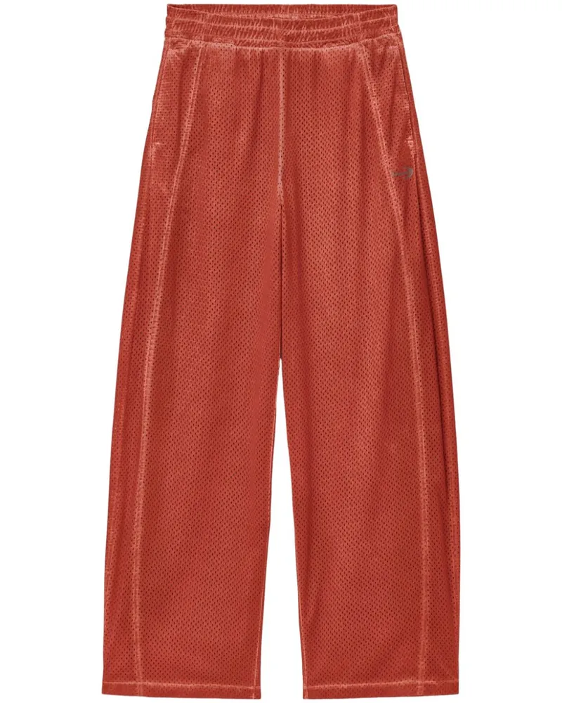 Alexander Wang Hose aus Mesh mit Lochmuster - Rot Rot