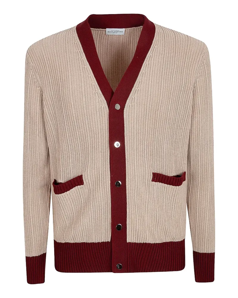 Ballantyne Cardigan mit V-Ausschnitt - Nude Nude
