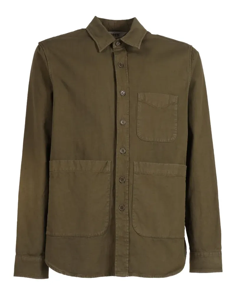 ASPESI Klassisches Hemd - Grün Grün