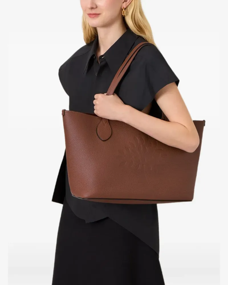 Mulberry Gekörnte Tree Tote Bag - Braun Braun