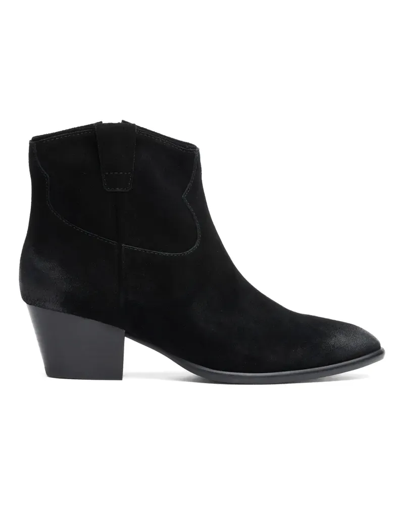 ash Fame Cowboystiefel - Schwarz Schwarz