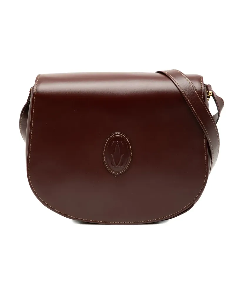 Cartier 1990-2000 Must de  Umhängetasche aus Leder - Rot Rot