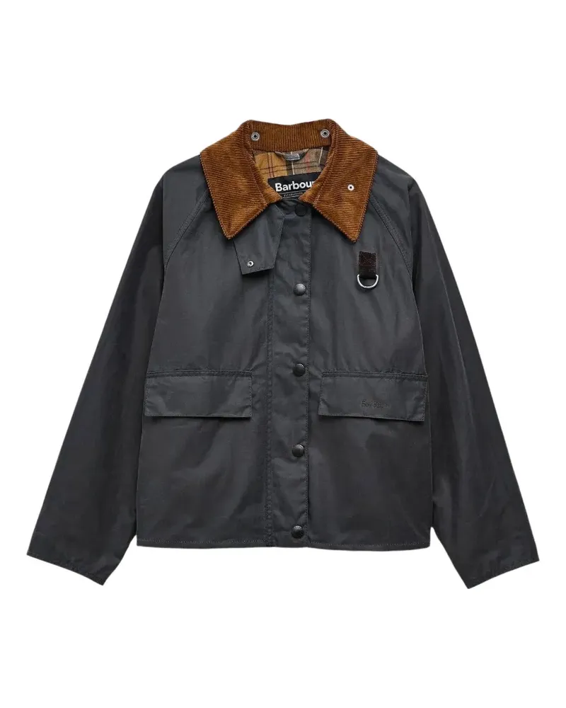 Barbour Gewachste Spey Jacke - Grau Grau