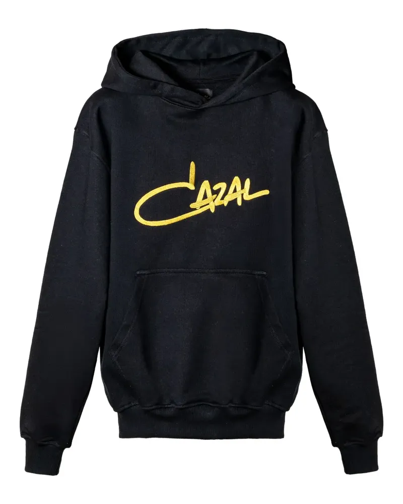 CAZAL Bestickter Hoodie - Schwarz Schwarz