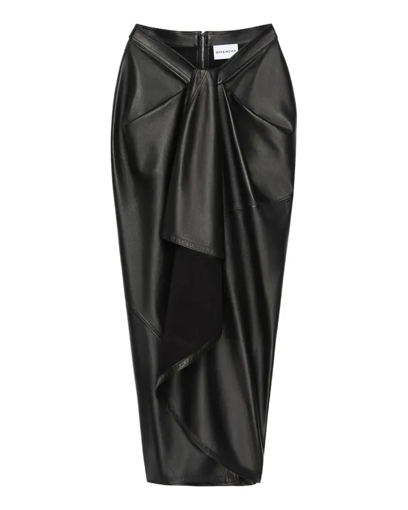 Givenchy Langer Wickelrock - Schwarz Schwarz