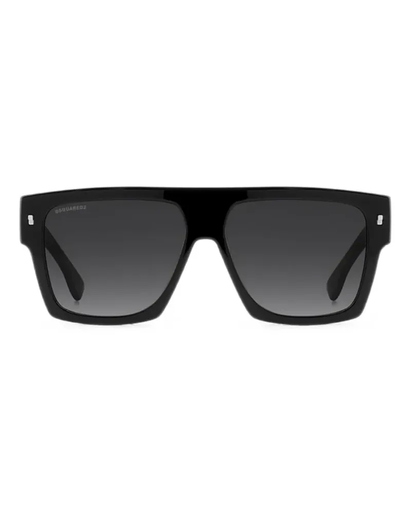 Dsquared2 ICONique square-frame sunglasses - Schwarz Schwarz