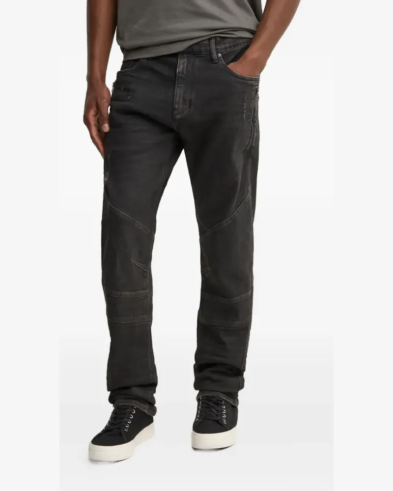 G-STAR RAW Moto Cross 3D Zip Jeans - Schwarz Schwarz