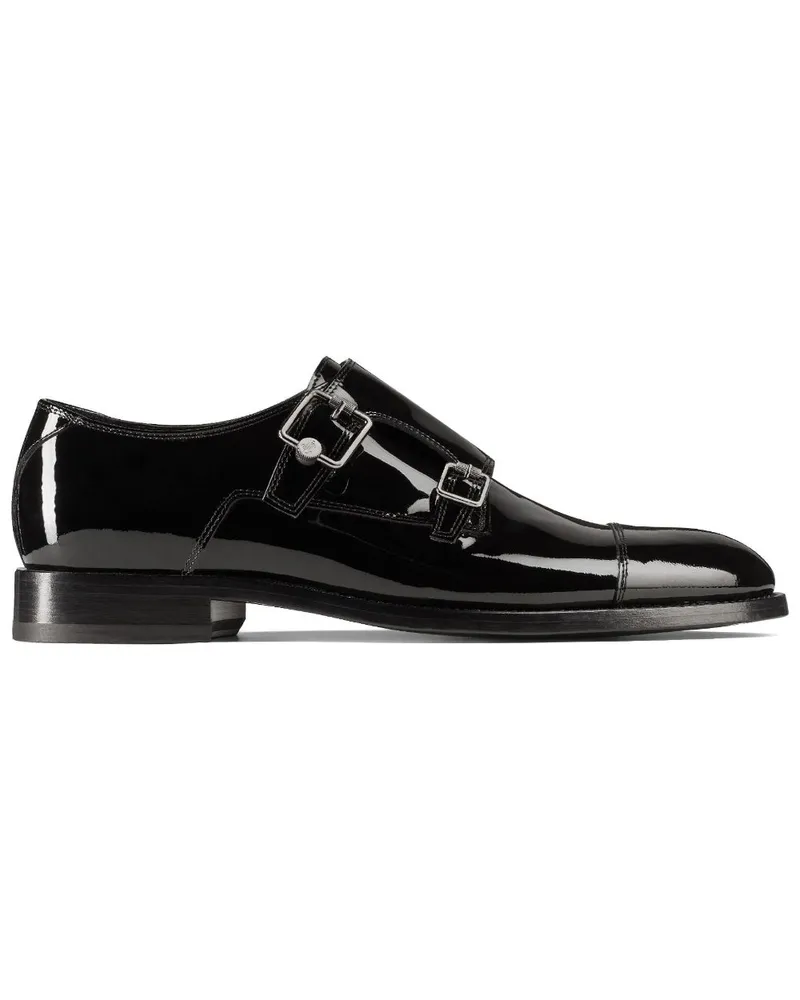 Jimmy Choo Finnion Monk-Schuhe - Schwarz Schwarz