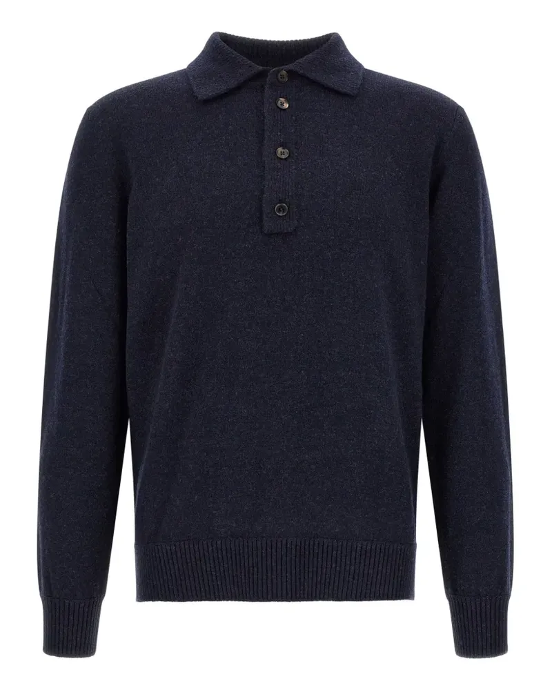 Ermenegildo Zegna polo-neck sweater - Blau Blau