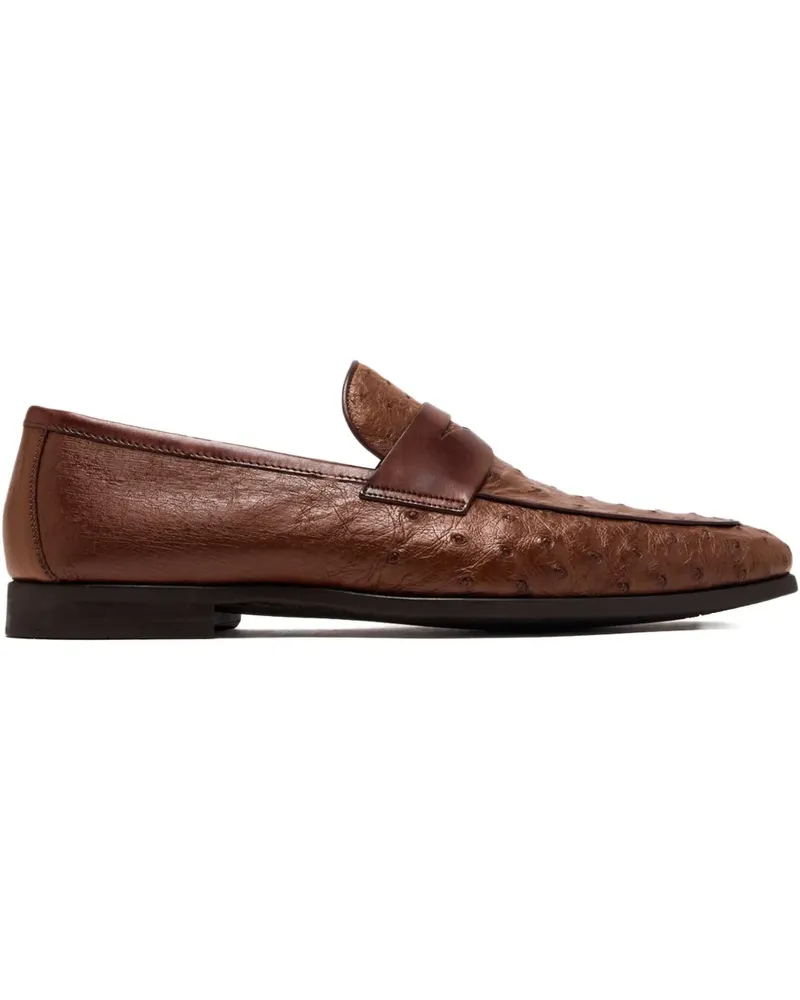 Magnanni Penny-Loafer aus Leder - Braun Braun