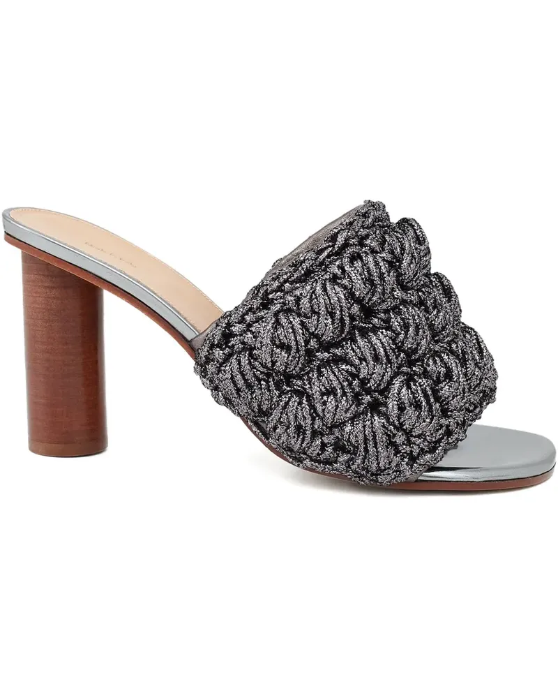 J.W.Anderson lurex-detail interwoven sandals - Grau Grau
