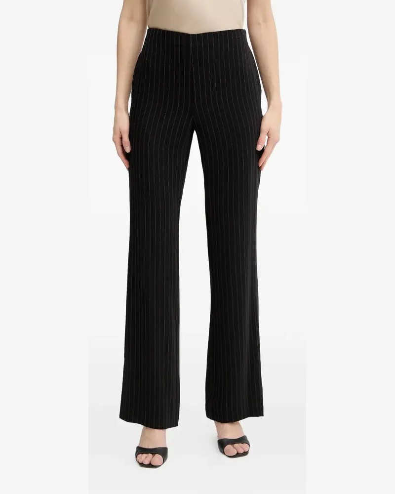 Armani Exchange pinstriped trousers - Schwarz Schwarz