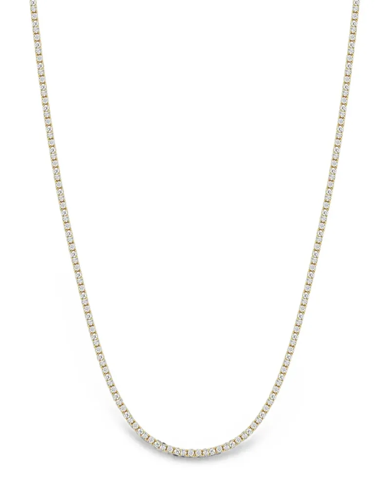 Nialaya Mini Tennis Halskette - Gold Gold