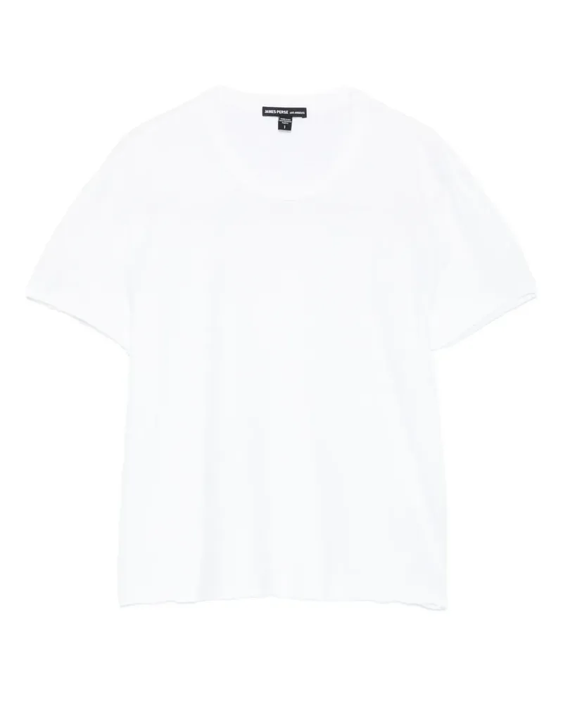 James Perse Klassisches T-Shirt - Weiß Weiß