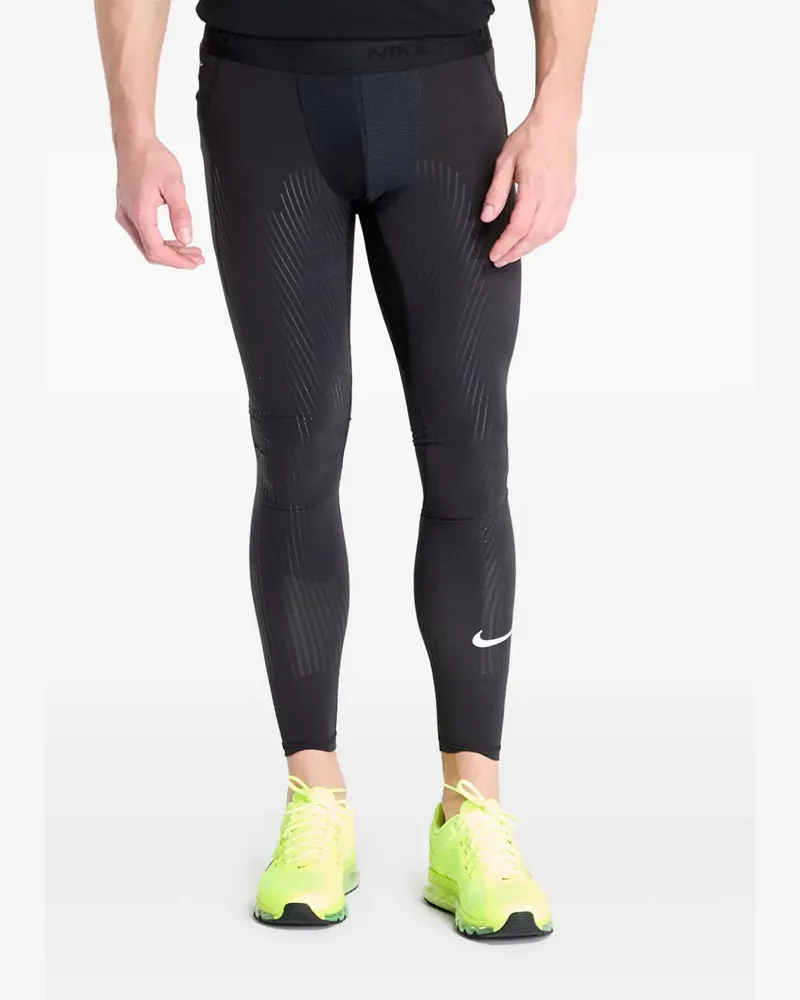 Nike Recovery Leggings mit strukturierten Einsätzen - Schwarz Schwarz