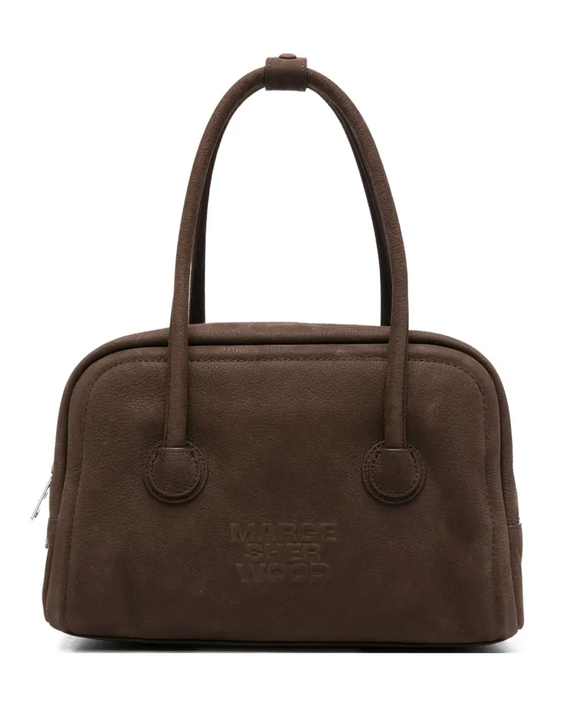 Marge Sherwood Tote Bag mit Logo-Prägung - Braun Braun