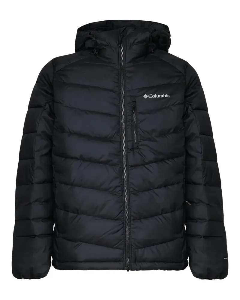Columbia Sportswear Company Gefütterte Kapuzenjacke mit Logo-Print - Schwarz Schwarz