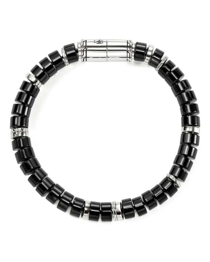 John Hardy sterling silver onyx bracelet - Silber Silber