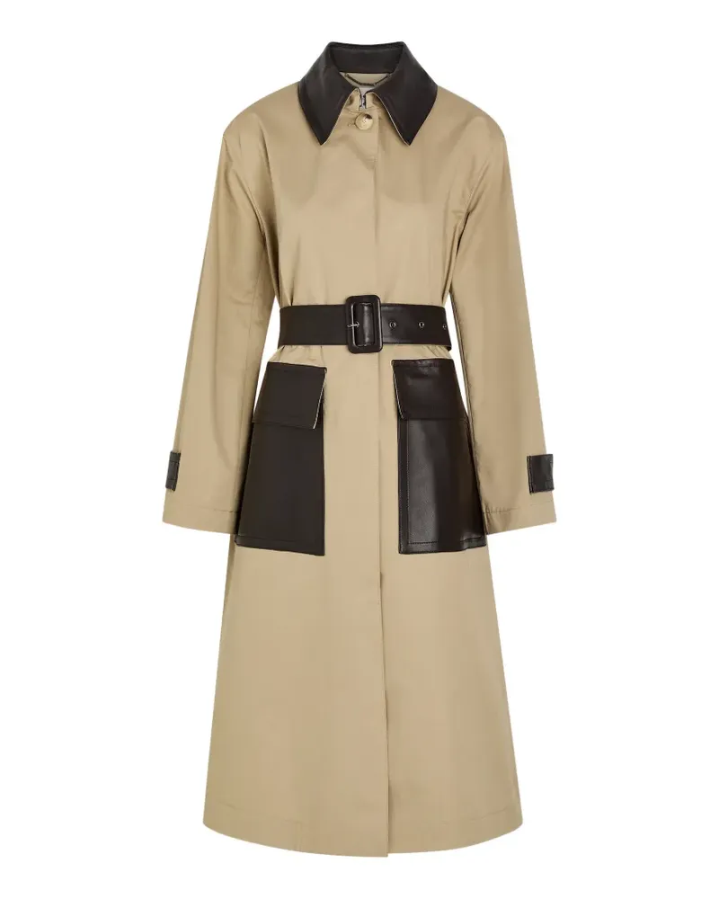 Joseph Zaman belted trench-coat - Nude Nude