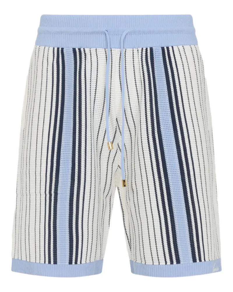 Amiri Gestreifte Segelshorts - Blau Blau