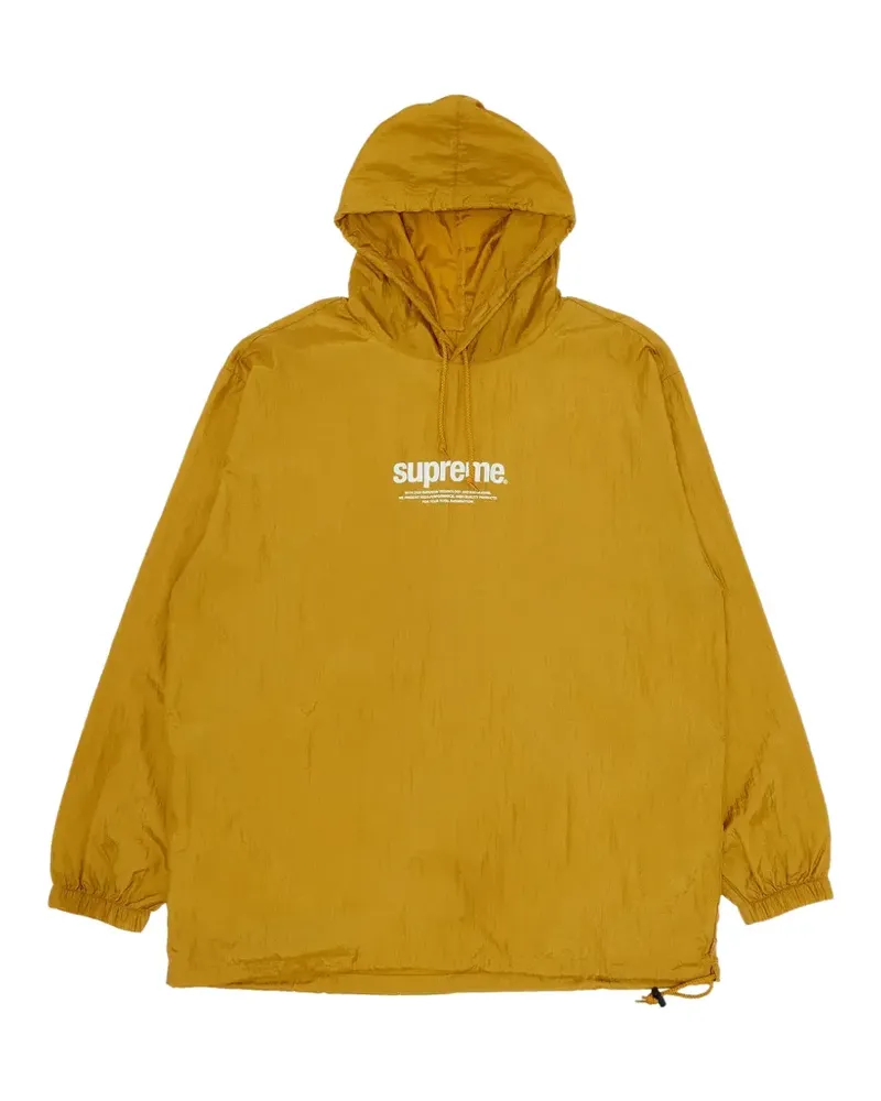 Supreme Being logo-print hoodie - Gelb Gelb