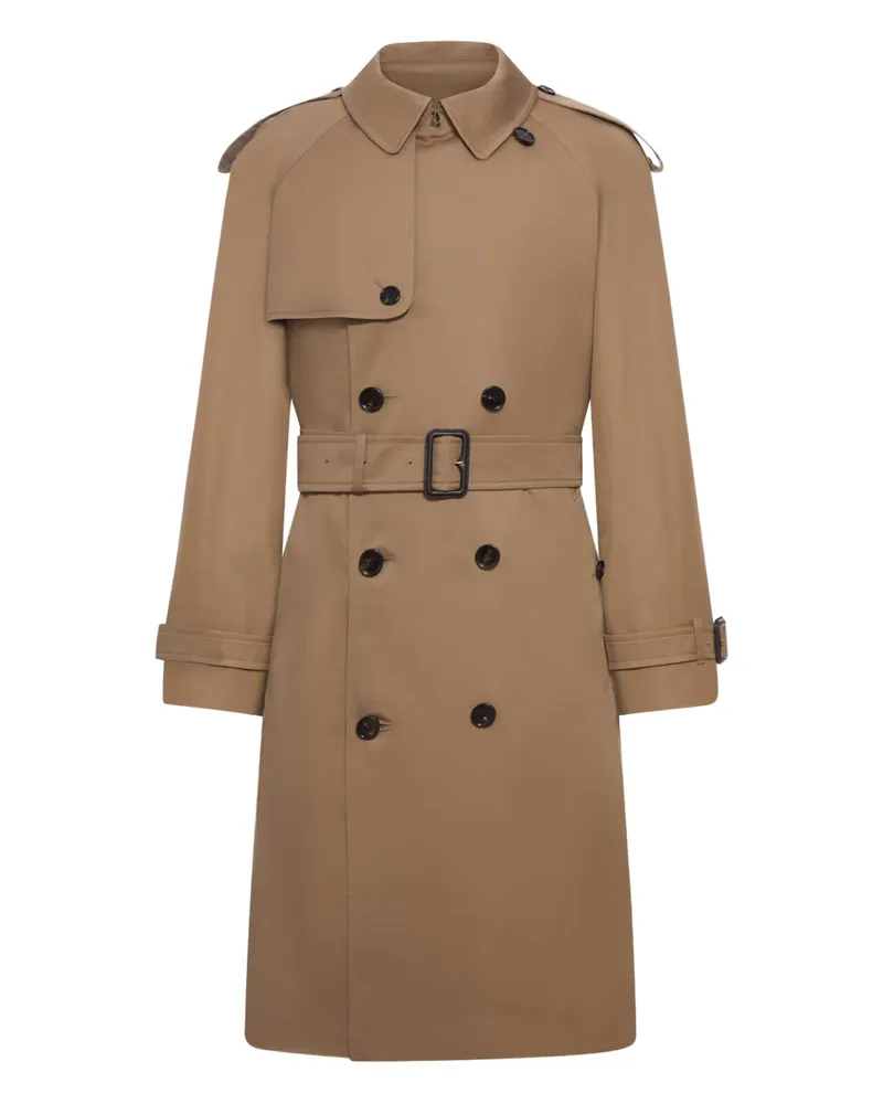 Burberry Zweireihiger Trenchcoat - Braun Braun