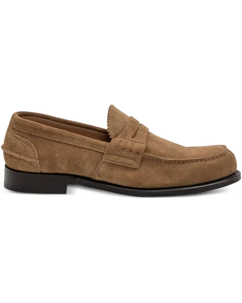 Church's Loafer aus Wildleder - Braun Braun
