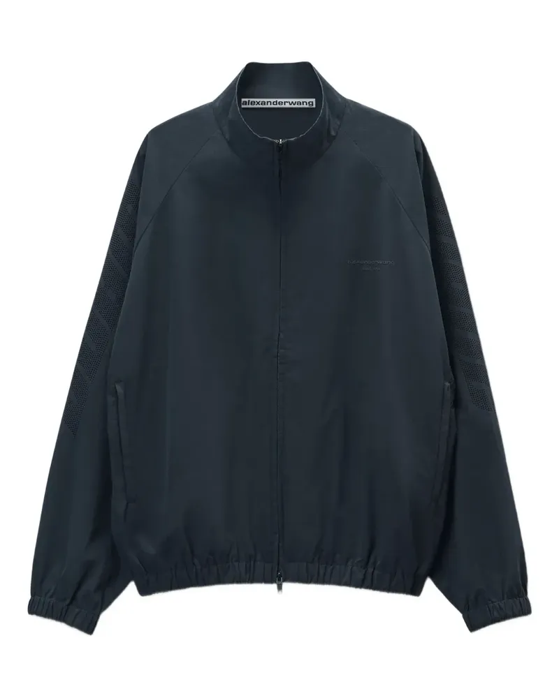 Alexander Wang Sportjacke mit Logo - Schwarz Schwarz